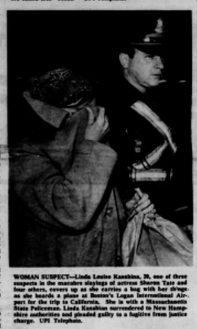 琳達卡薩比出面自首被捕。（圖／達志影像）	