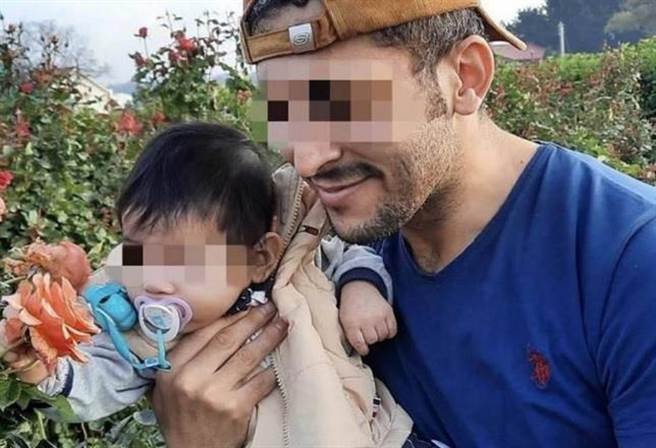 李姓母親及1歲男嬰當場身亡，伊拉克籍季姓丈夫（右）倖存，迄今仍悲慟。（摘自臉書／本報資料照）