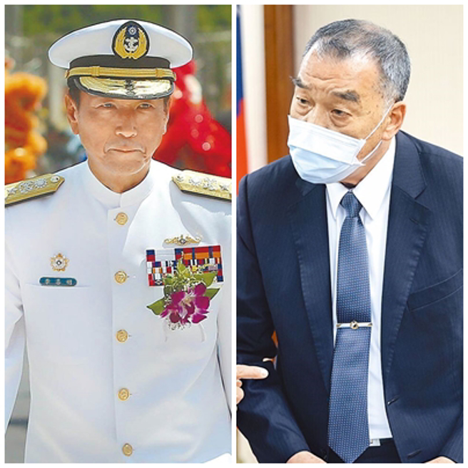 前参谋总长李喜明（左）、现任国防部长邱国正（右）。（示意图／资料照片合成）