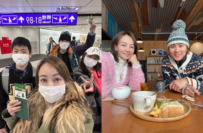 季芹儿子前阵子滑雪出意外。（图／chin_chin416 Instagram）