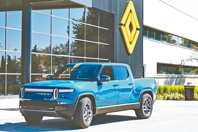 儘管Rivian电动车得到车主好评，但去年第四季业绩表现好坏参半。图／美联社