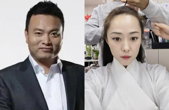 劉園媛（右）日前發文宣布與沙桐離婚。（圖／翻攝自渣一刀、劉園媛微博）