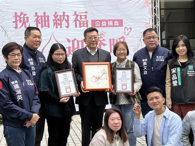 新竹市議會連續第4年舉辦捐血活動，感謝熱血人士攜手挽袖做公益，4年來累計號召募集上千袋熱血。（王惠慧攝）