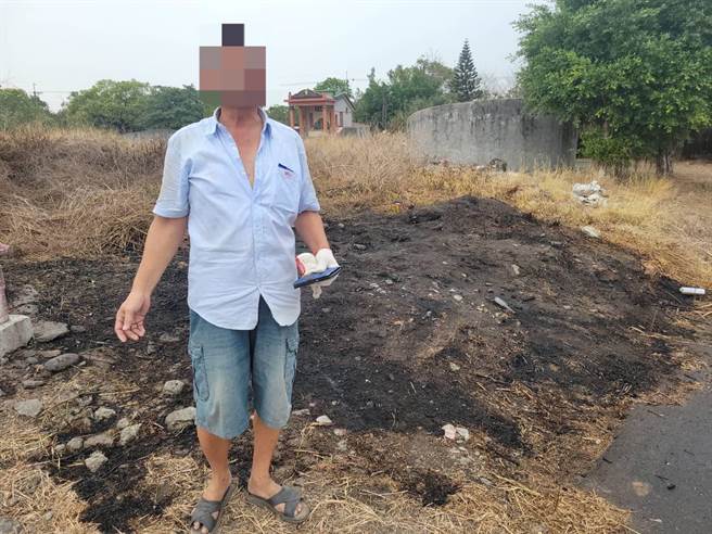 屏東佳冬公墓2日又傳出2起火警，幸無人傷亡，陳男、巫女坦承罪嫌遭移送，而該公墓6天來發生3起火警造成1人亡，對此，警方強調，持續加強查緝。（警方提供／謝佳潾屏東傳真）