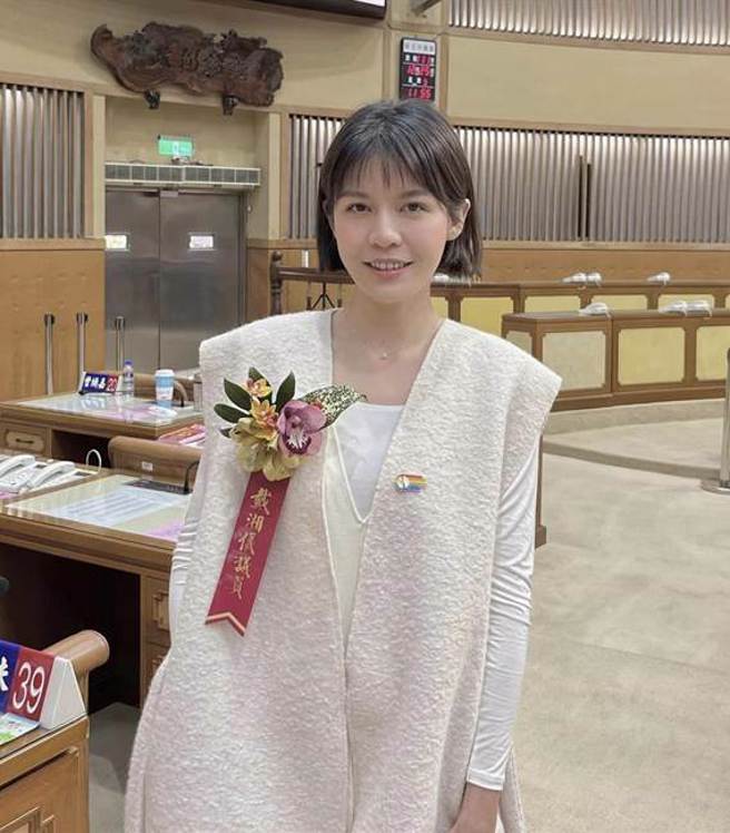 新北市议员戴湘仪反讥：绿民代个个都成了2024总统竞选总干事。（本报系资料照片，翻摄戴湘仪脸书）