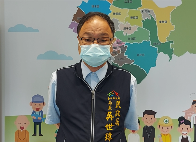 民政局长吴世玮。（台中市政府提供）
