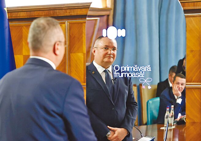 罗马尼亚总理丘卡2日天公眾发表他的「新荣誉顾问」，这个顾问是一个名为ION的人工智慧（AI）助手。（摘自罗马尼亚政府推特）