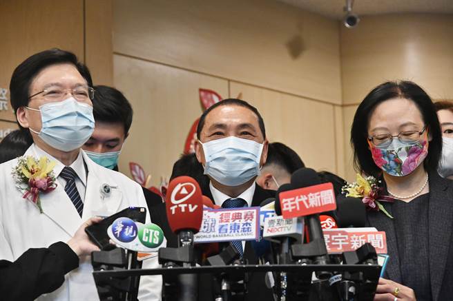 侯友宜表示每個人有每個人的角色，一起為國為民做事。（王揚傑攝）