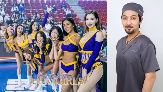 李进良（右）于去年开始投资LuxyGirls（左）。（图/IG@luxygirlcrew、脸书 李进良）