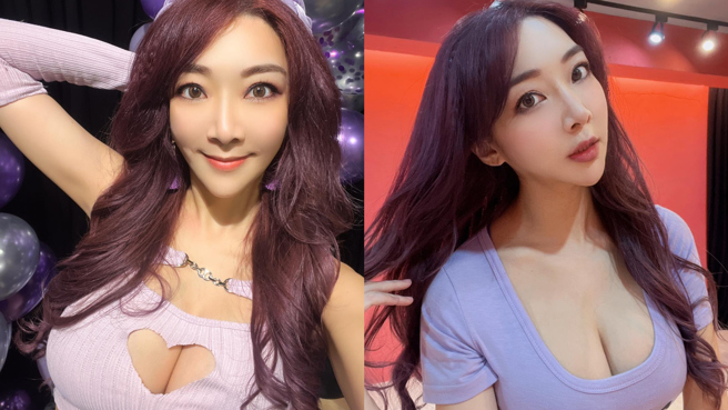 李宓近日晒出自己热舞时的穿搭照，辣翻网友。（图／FB@李宓）