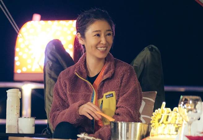 林心如希望來《光露營就很忙了》的好友們都可以很輕鬆、充實。（TVBS提供）