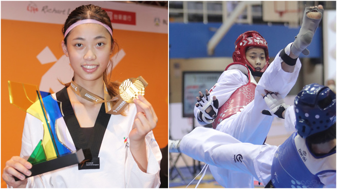 台湾跆拳道女将罗嘉翎。（图／中时资料照）