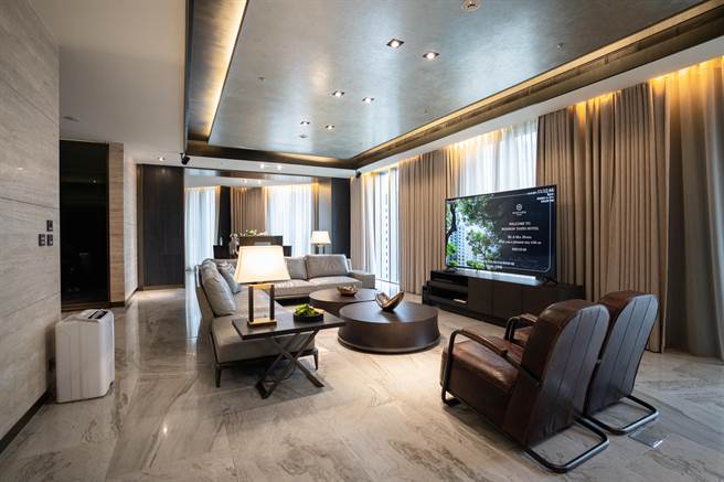 李维拉将入住一晚要价15万的慕轩饭店总统套房。(国泰饭店观光事业提供)