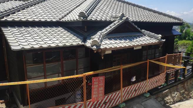 休憩所已經順利修復完成。（李京昇攝）