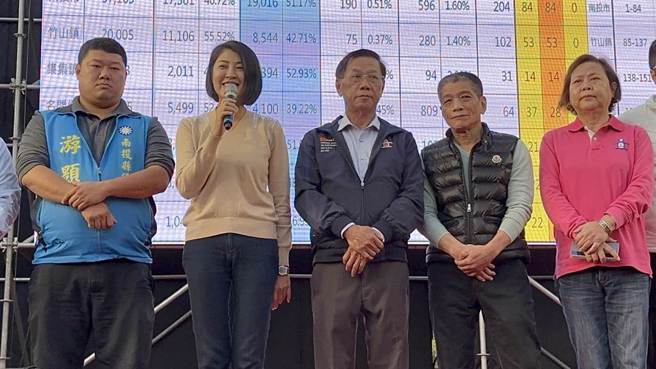 南投县立委补选，国民党候选人林明溱（中）以1900多票的差距落败。（资料照，廖志晃摄）