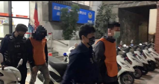 警方带返所调查，讯后依社会秩序维护法开罚。（翻摄照片／崔正纲高雄传真）