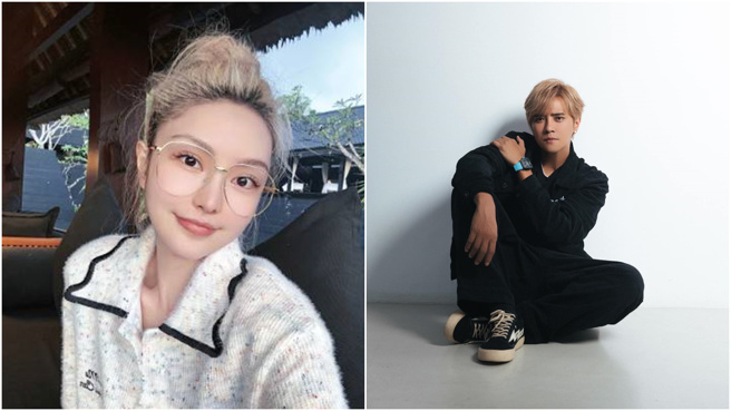 周扬青遭传与罗志祥復合。(图／翻摄自周扬青微博、罗志祥脸书)