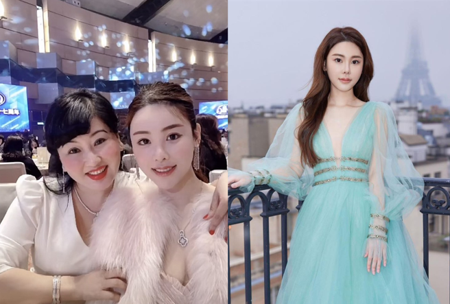 蔡天鳳母親17歲模樣與女兒十分相像。(圖/截圖自蔡天鳳媽媽抖音、蔡天鳳 IG)