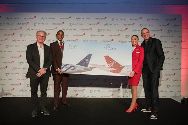 英国维珍航空加入天合联盟。(维珍航空提供)
