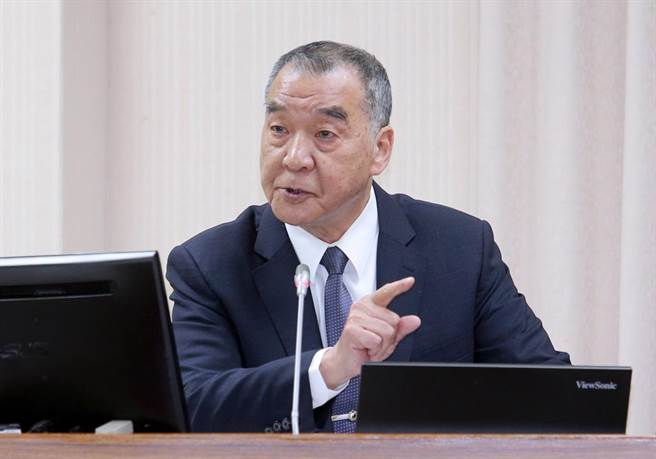 国防部长邱国正。（黄世麒摄）