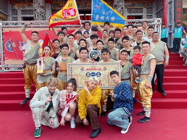 B.T.O.D、梁舒涵受邀担任2023高雄内门宋江阵表演嘉宾。（宽宽整合行销提供）