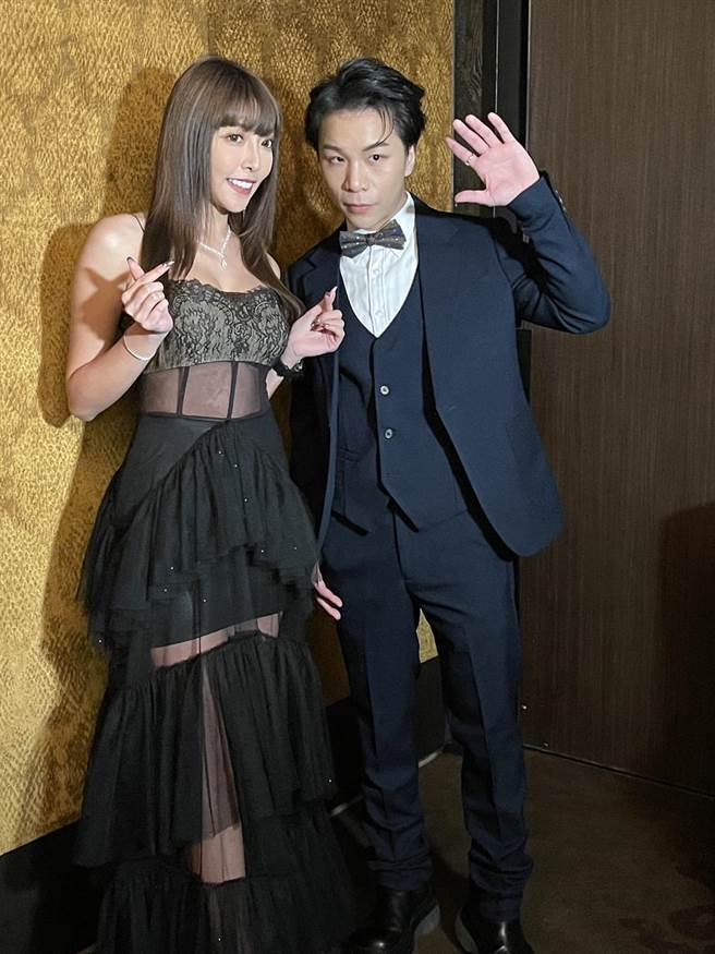 派翠克（右）、萝拉。（池宗玲摄）