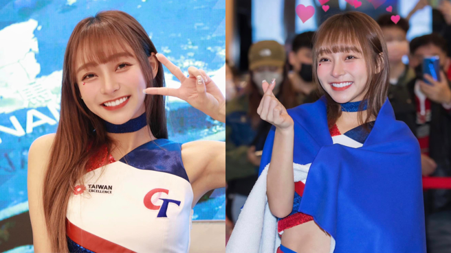 林襄近日穿着啦啦队服出席应援活动，也发文号召粉丝一起来。（图/IG@95_mizuki）