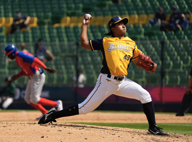 中信兄弟投手余谦。（悍创运动行销提供）