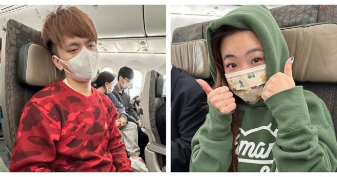 蔡阿嘎搭机小插曲，逗乐不少网友。（图／翻摄自蔡阿嘎脸书）