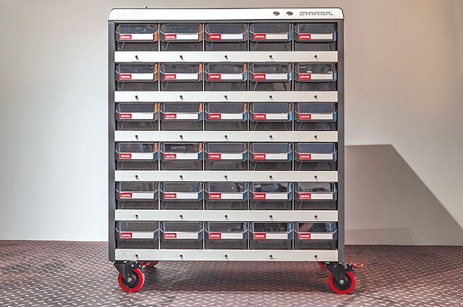 树德展出物联网合作科技智能柜。图／业者提供