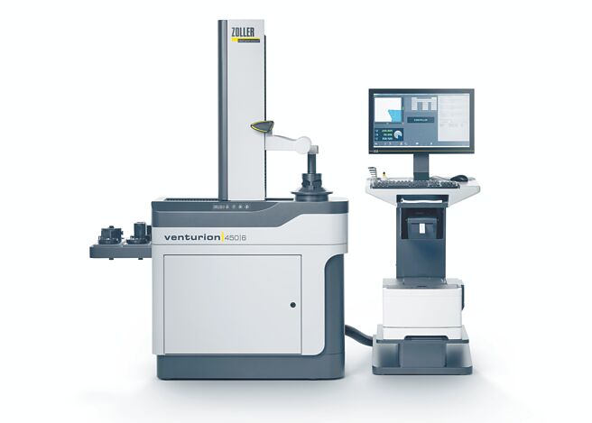 竣贸推出的ZOLLER刀具设定量测仪。图／竣贸提供