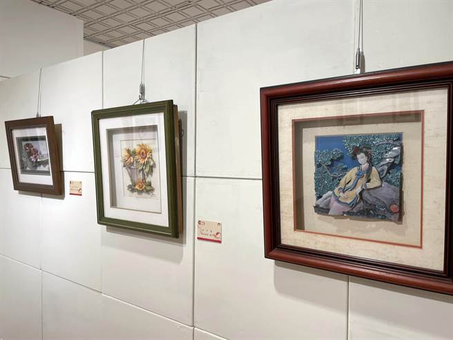 大甲裕珍馨三宝文化馆即日起至4月16日，展出「圆一段好缘－林淑娟立体浮雕画个展」，揭开立体浮雕画的神秘面纱。（裕珍馨文化基金会提供）