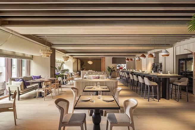 寒居酒店「BeGood」餐厅推出会议专案，标榜不用包场也能使用场地5小时。（图／寒居酒店提供）