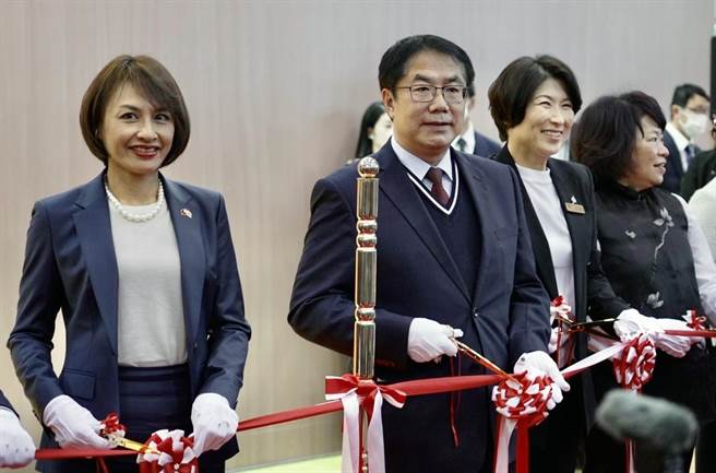 台南市长黄伟哲参加东京食品展台湾馆开幕式。（市府提供／洪荣志台南传真）