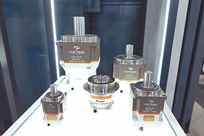 宇隆科技TUF ONE行星减速机。图／黄俊荣