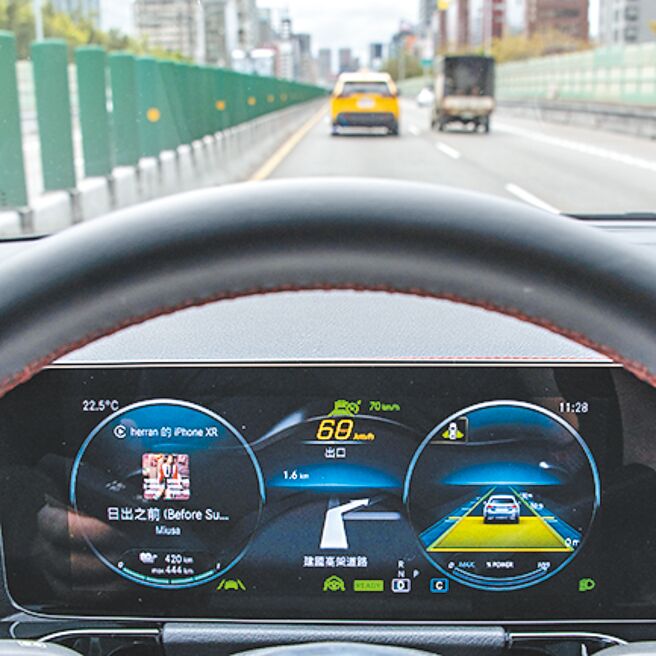 数位仪表可个人化设定。（陈大任摄）