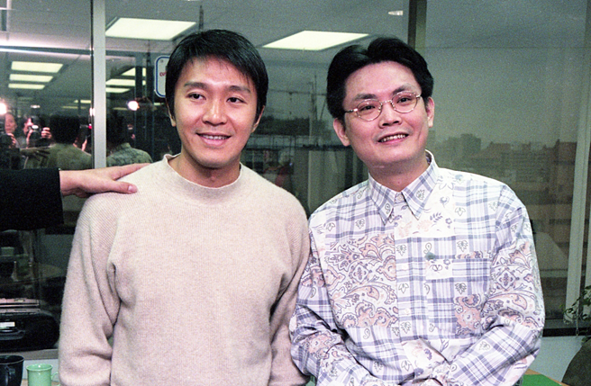 石班瑜（右）去年传出罹患「肺曲霉菌」（侵袭性肺麴菌病）住院1个月。（图／中时资料照片）