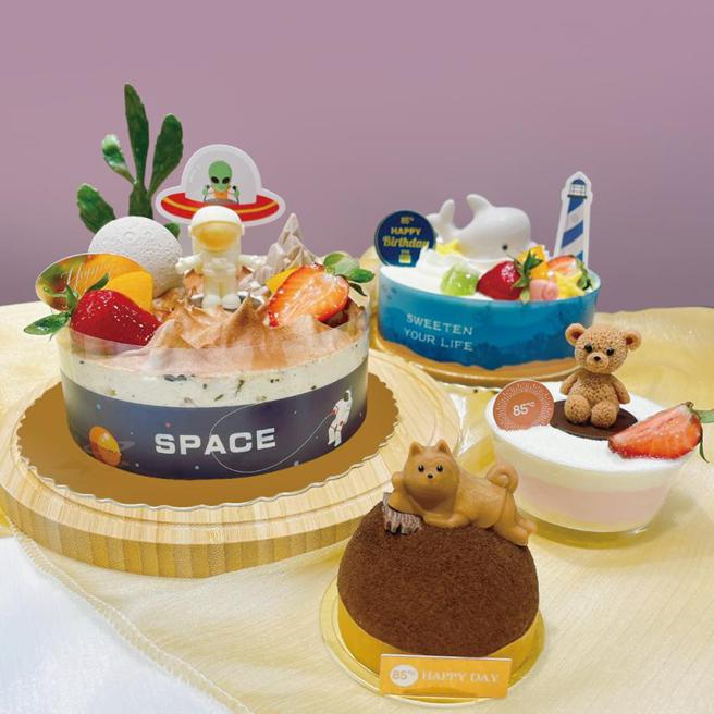 （为抢攻孩童萌商机，85度C推出四款儿童节「萌蛋糕」图／85度C提供）