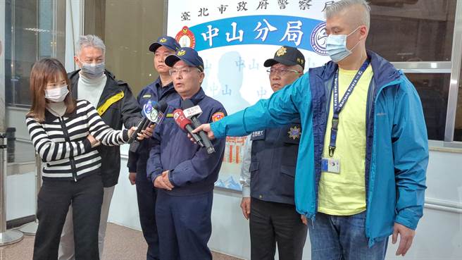 北市警局長張榮興宣誓掃黑。（胡欣男攝）