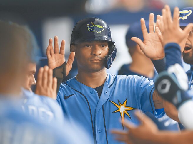 巴拿马强打贝腾寇特去年曾是张育成的光芒队友，上季共挥出11轰。（美联社资料照）