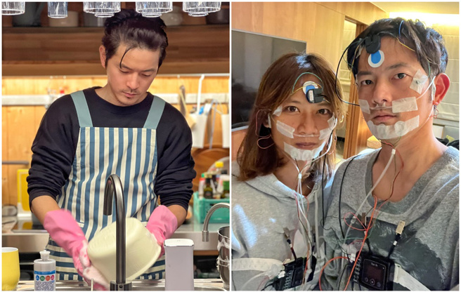 宥胜放下演艺事业，全心当家庭主夫。（图／FB@宥胜之旅）