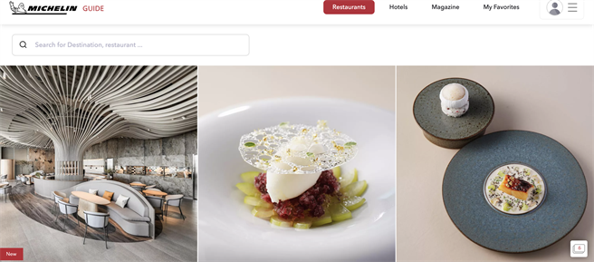 米其林公布3月新入选餐厅，高雄承亿酒店26楼的餐厅「Papillon」上榜。（撷取自米其林官网）