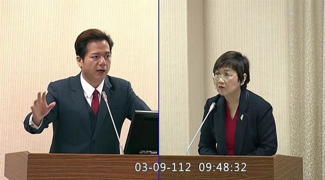 惊传法国华语文中心遭网攻 徐佳青：中共企图夺我侨社主导权(取自立法院直播画面)
