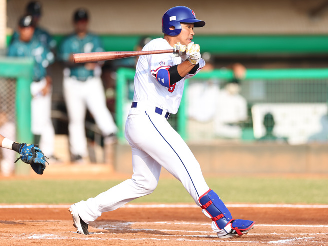 王柏融首战没有打击贡献。（CPBL提供）