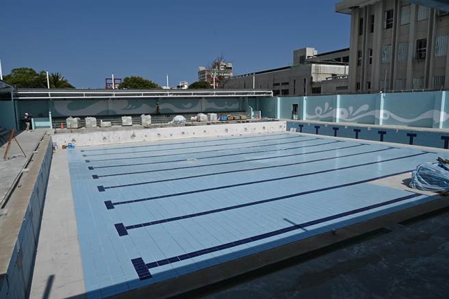 台东运动园区游泳池工程预计6月试营运。（台东县政府提供／蔡旻妤台东传真）