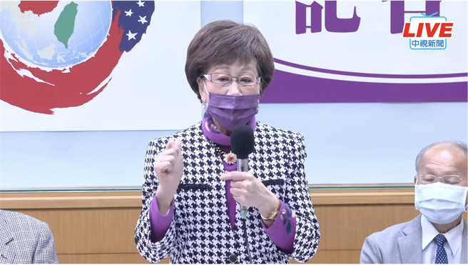 总统蔡英文将会晤美国眾议院议长麦卡锡，引发中国大陆不满，前副总统吕秀莲建议北京当局应该到台湾来倾听民意。（曾薏苹截图）