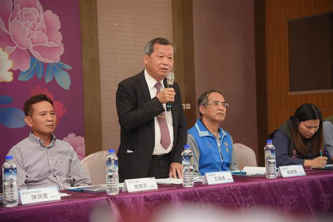 「草屯手工艺产业园区」办理第2次招商说明会，南投县副县长王瑞德主持。（南投县政府提供／杨静茹南投传真）
