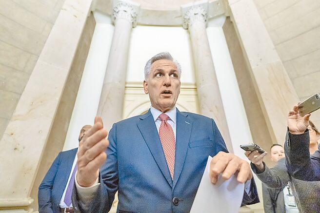 美国眾议院议长麦卡锡。（美联社）