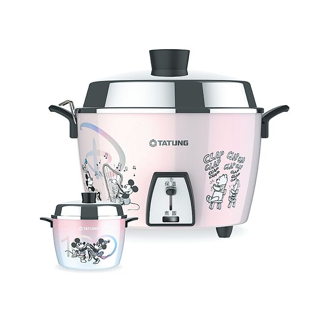 台湾百年国民家电品牌大同日前宣布，将与华特迪士尼公司同庆100周年，推出首波「大同电锅迪士尼100周年庆典款」（见图）。（大同提供）