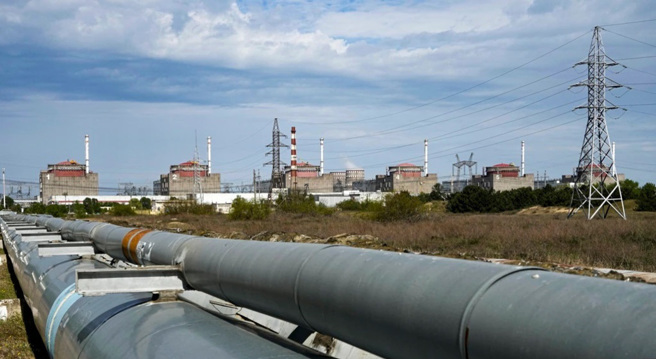 札波罗热核电厂。(图/美联社)